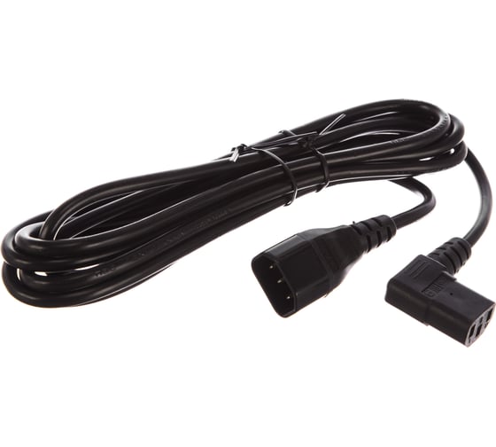 Кабель питания Hyperline PWC-IEC13A-IEC14-3.0-BK 432096