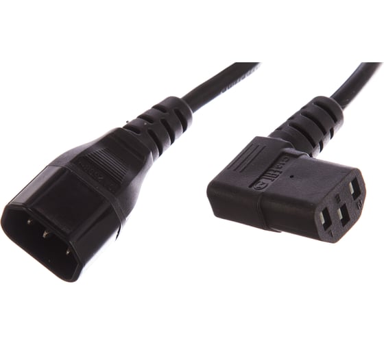 Кабель питания Hyperline PWC-IEC13A-IEC14-3.0-BK 432096