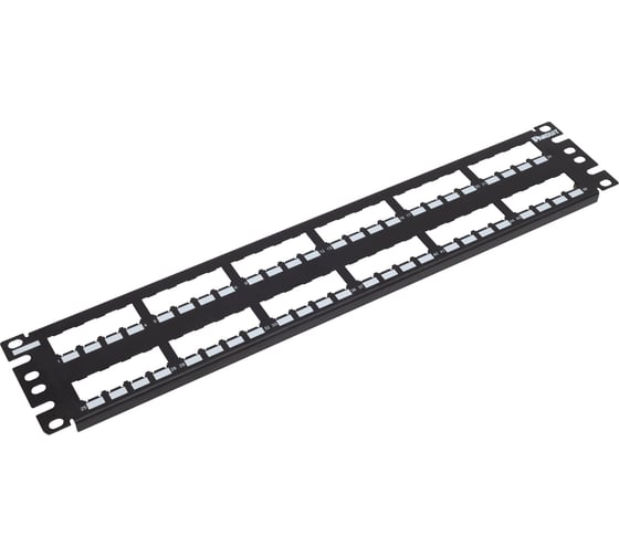 Патч-панель PANDUIT CP48BLY модульная цельнометаллическая Mini-Com 19, 48 портов, 2U 29820