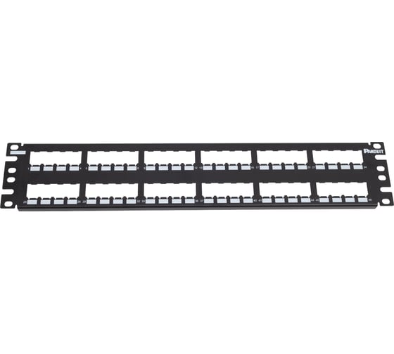 Патч-панель PANDUIT CP48BLY модульная цельнометаллическая Mini-Com 19, 48 портов, 2U 29820