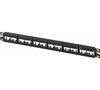 Патч-панель PANDUIT CPPL24WBLY модульная Mini-Com 19, 24 порта, 1U c маркерами 29751