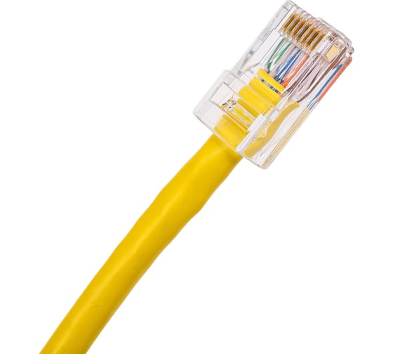 Патч-корд PANDUIT UTPCH1MYLY TX5e UTP, Cat.5e, с модульными разъёмами PAN-PLUG 30303