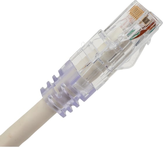 Патч-корд PANDUIT UTPSP1.5MY TX6 PLUS UTP, Cat.6, с модульными разъёмами TX6 PLUS на обоих концах, 24 AWG, 1.5 м, белый 29968