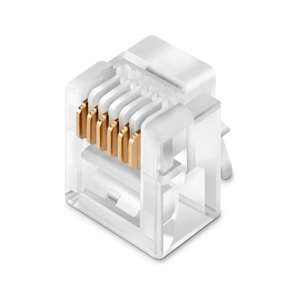 Разъем BURO TLUS-037 RJ-12 6p6c (упак.:100шт) 817289 - выгодная цена ...