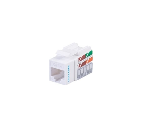 Модуль Keystone VENTION Jack Cat.6 UTP белый IPDW0