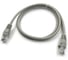 Патч-корд BURO UTP, 4 пары, cat5E, CCA, molded, 1м, серый, RJ-45 (m)-RJ-45 (m) 1427784 1