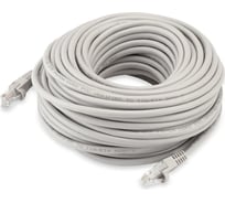 Патч-корд BURO UTP, 4 пары, cat5E, CCA, molded, 20м, серый, RJ-45 (m)-RJ-45 (m) 1428198