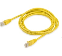 Патч-корд BURO UTP, 4 пары, cat5E, CCA, molded, 2м, желтый, RJ-45 (m)-RJ-45 (m) 1428224
