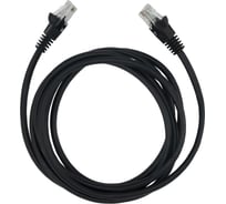 Патч-корд BURO UTP, 4 пары, cat5E, CCA, molded, 2м, черный, RJ-45 (m)-RJ-45 (m) 1645930