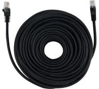 Патч-корд BURO UTP, 4 пары, cat5E, CCA, molded, 30м, черный, RJ-45 (m)-RJ-45 (m) 1645956