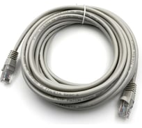 Патч-корд BURO UTP, 4 пары, cat5E, CCA, molded, 7м, серый, RJ-45 (m)-RJ-45 (m) 1428203