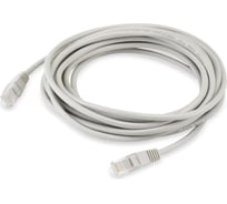 Патч-корд BURO UTP, 4 пары, cat5E, CCA, molded, 5м, серый, RJ-45 (m)-RJ-45 (m) 1428204