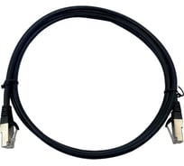 Патч-корд BURO STP 4 пары cat7 CCA molded 2м черный RJ-45 (m)-RJ-45 (m) 1868444