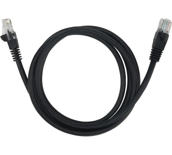 Патч-корд BURO UTP 4 пары cat5E CCA molded 1.5м черный RJ-45 (m)-RJ-45 (m) 1645929 1