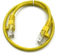 Патч-корд BURO UTP 4 пары cat5E CCA molded 0.5м желтый RJ-45 (m)-RJ-45 (m) 1427773