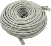 Патч-корд BURO UTP 4 пары cat6 CCA molded 30м серый RJ-45 (m)-RJ-45 (m) 1543692