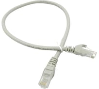 Патч-корд BURO UTP 4 пары cat6 CCA molded 0.5м серый RJ-45 (m)-RJ-45 (m) 1543674