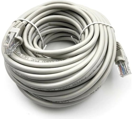 Патч-корд BURO UTP-5E-15M-G UTP 4 пары cat5E CCA molded 15м серый RJ-45 (m)-RJ-45 (m) 1428201