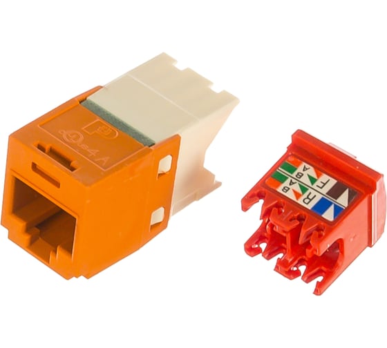 Модуль PANDUIT CJ5E88TGOR Mini-Com RJ45 TX5e, UTP Т568A/B Enhanced оранжевый 29619