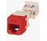 Модуль PANDUIT CJ688TGRD Mini-Com RJ45 TX6 PLUS, UTP Т568A/B Enhanced красный 29555 1