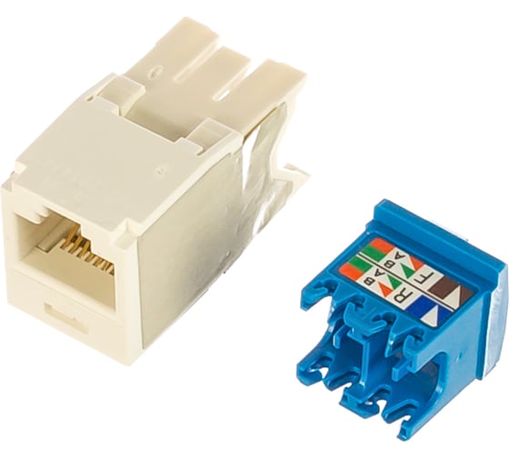 Модуль PANDUIT CJ6X88TGAW Mini-Com RJ45 TX6A 10Gig, UTP T568A/B белый 29492