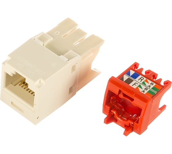 Модуль PANDUIT CJ5E88TGAW Mini-Com RJ45 TX5e, UTP Т568A/B Enhanced белый 29587 1