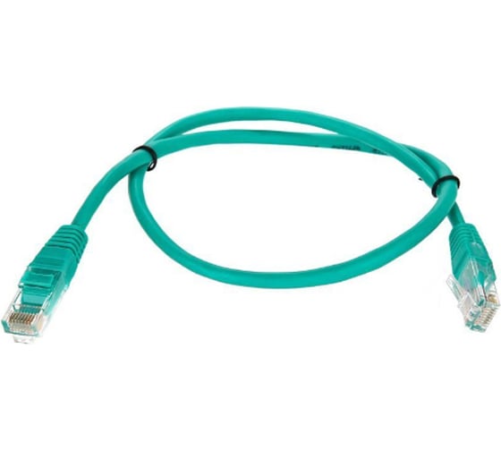 Литой патчкорд Telecom UTP, категория 5е, 0,5м, зеленый NA102-G-0.5M 1