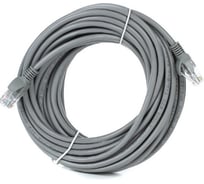 Литой многожильный патчкорд TV-COM UTP категории 5е 10м серый NP511-10M NP511-10