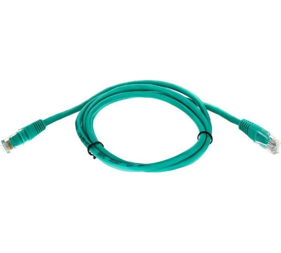 Литой патчкорд Telecom UTP, категория 5е, 1,5м, зеленый NA102-G-1.5M 1