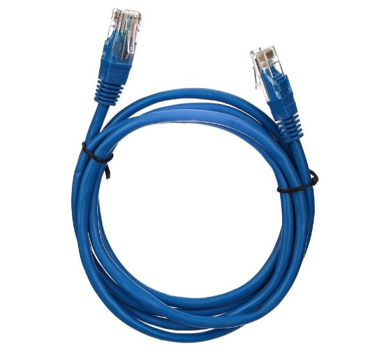 Литой патчкорд Telecom UTP, категория 5е, 1,5м, синий NA102-L-1.5M 1
