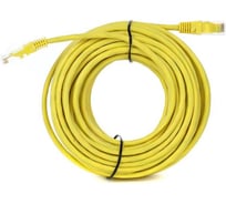 Литой патчкорд Telecom UTP, категория 5е, 15,0м, желтый NA102-Y-15M