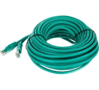 Литой патчкорд Telecom UTP, категория 5е, 15,0м, зеленый NA102-G-15M