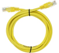 Литой патчкорд Telecom UTP, категория 5е, 2,0м, желтый NA102-Y-2M