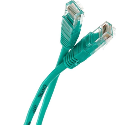 Литой патчкорд Telecom UTP, категория 5е, 3,0м, зеленый NA102-G-3M
