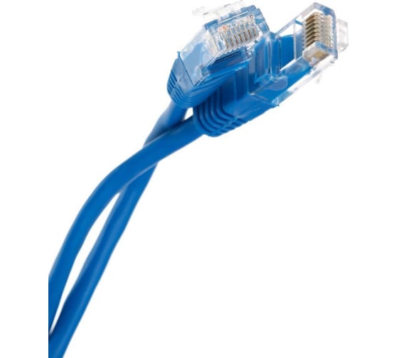 Литой патчкорд Telecom UTP, категория 5е, 3,0м, синий NA102-L-3M