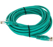 Литой патчкорд Telecom UTP, категория 5е, 5,0м, зеленый NA102-G-5M
