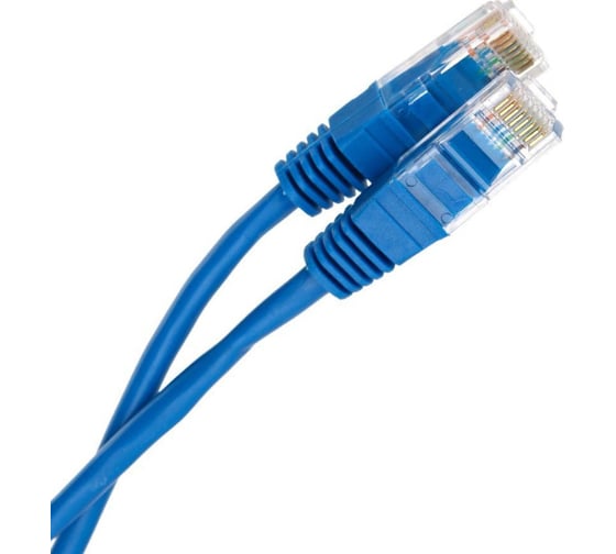 Литой патчкорд Telecom UTP, категория 5е, 5,0м, синий NA102-L-5M