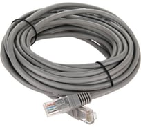 Литой патчкорд Telecom UTP, категория 5е, 7,5м, серый NA102--7.5M