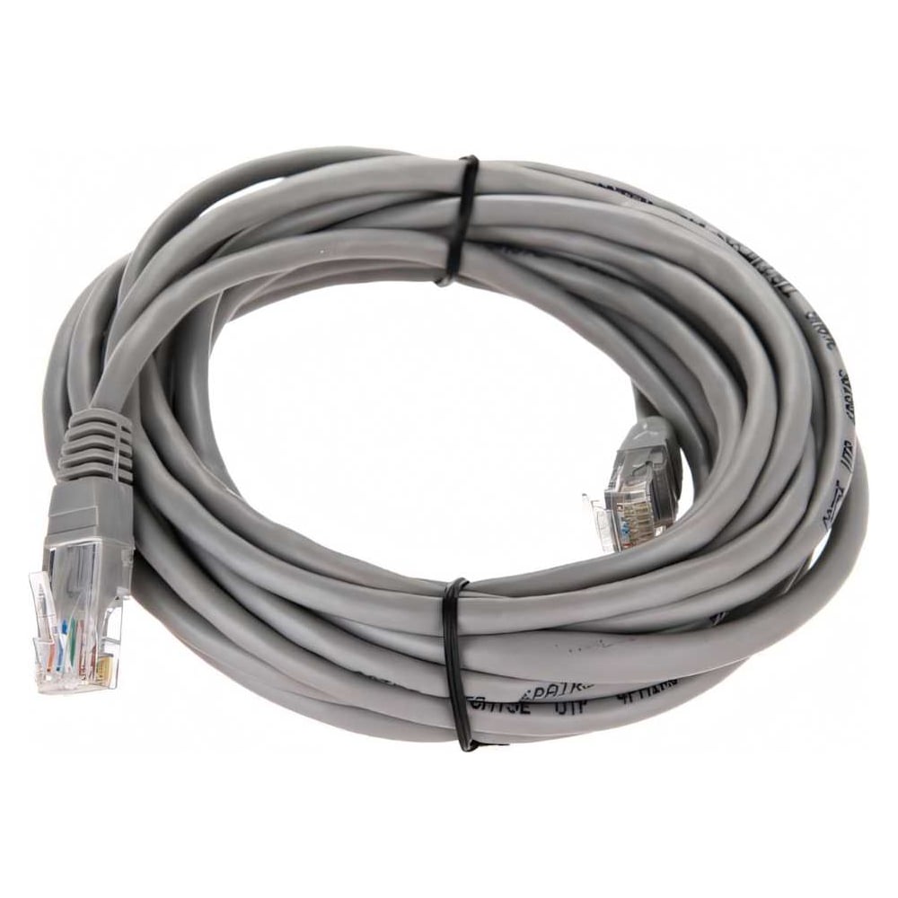 ЛитойпатчкордTelecomUTP,категория5е,5,0м,серыйNA102--5M