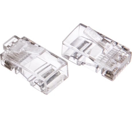 Коннекторы VCOM RJ-45 /8P8C/ для UTP кабеля 5 категории / упаковка по 20 шт./ VNA2200-1/20