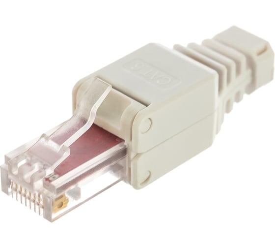 Быстрозажимной штекер Cablexpert RJ-45 8P8C ручной, категория 5e и 6 LK-8P8C