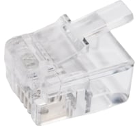 Телефонная вилка Cablexpert контакты 3m, 100 шт., RJ-12 MP-6p6c