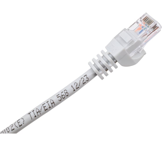 Патч-корд ITK категории 5е UTP 1 м серый PC01-C5EU-1M