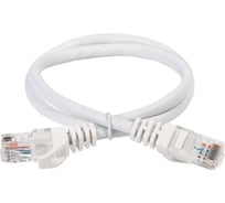 Патч-корд ITK категории 5е UTP 1.5 м белый PC08-C5EU-1M5