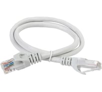 Патч-корд ITK категории 5е UTP 1.5 м серый PC01-C5EU-1M5