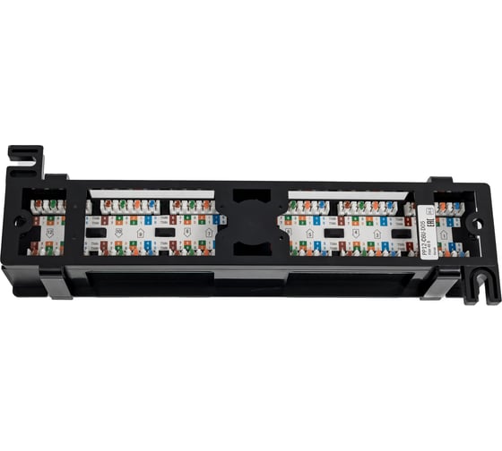 Настенная патч-панель ITK категории 6 UTP 12 портов IDC Dual PP12-C6U-D05