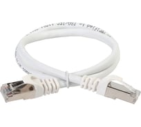 Патч-корд ITK категории 5е FTP 3 м белый PC08-C5EF-3M