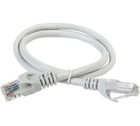 Патч-корд ITK категории 6А UTP LSZH 3 м серый PC01-C6AUL-3M