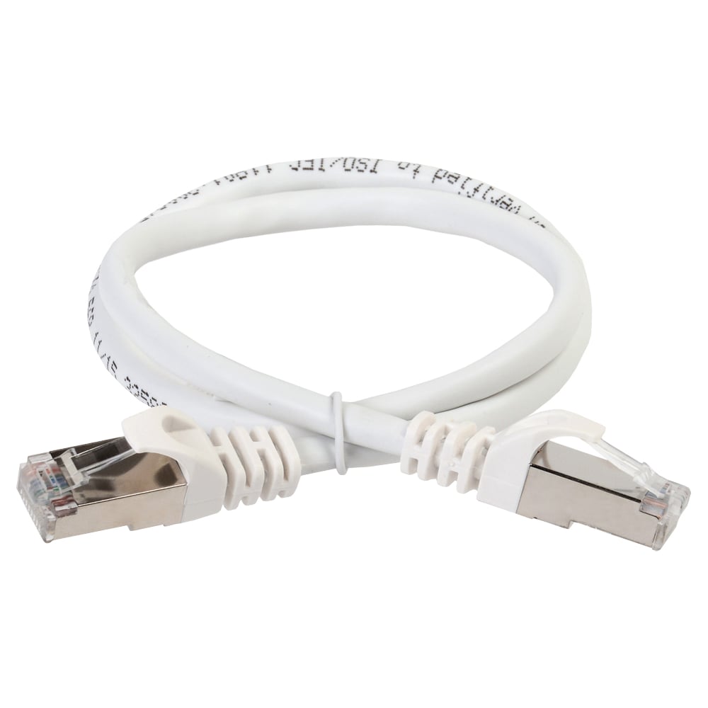 Патч-корд ITK категории 5е FTP 1.5 м белый PC08-C5EF-1M5 - выгодная ...