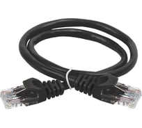 Патч-корд ITK категории 5е UTP 3 м черный PC09-C5EU-3M